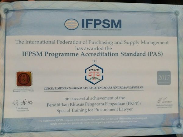Sertifikat IFPSM